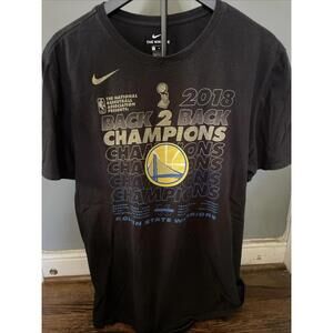 Golden State Warriors Champions Back 2 Back Mens T Shirtarge
